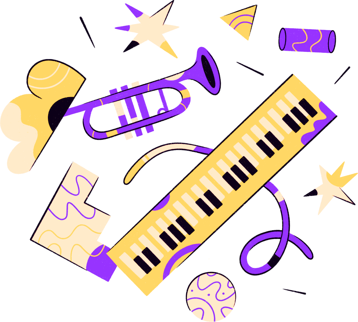 music illustration